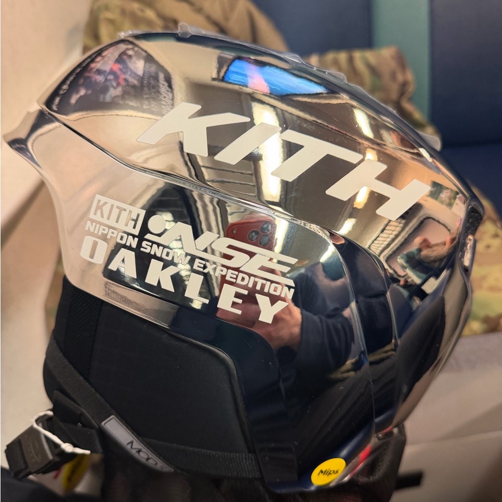 Oakley Silver Ski Helmet